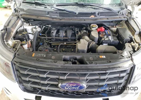 2017 Ford Explorer Police Interceptor from USA, damaged, VIN 1FM5K8ARXHGC86269